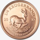 1/4 Uncji Krugerrand Złota Moneta | 2017