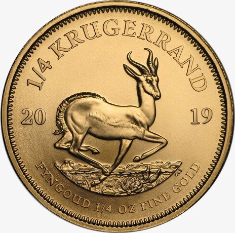 1/4 Uncji Krugerrand Złota Moneta | 2019