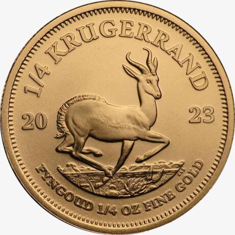 Крюгерранд (Krugerrand) 1/4 унции 2023 Золотая инвестиционная монета