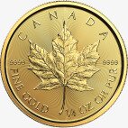 1/4 oz moneta d'oro Maple Leaf (2018)
