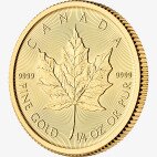 Золотая монета Канадский кленовый лист 1/4 унции 2019 (Gold Maple Leaf)