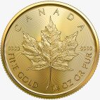 Золотая монета Канадский кленовый лист 1/4 унции 2020(Gold Maple Leaf)