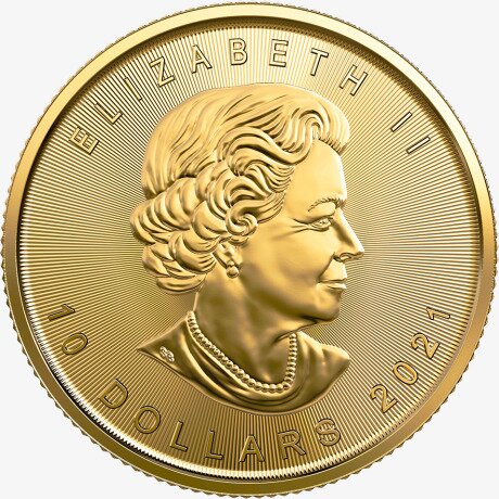 1/4 oz Maple Leaf Gold Coin (2021)