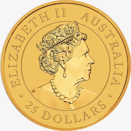 1/4 Uncji Australijski Kangur Złota Moneta | 2019