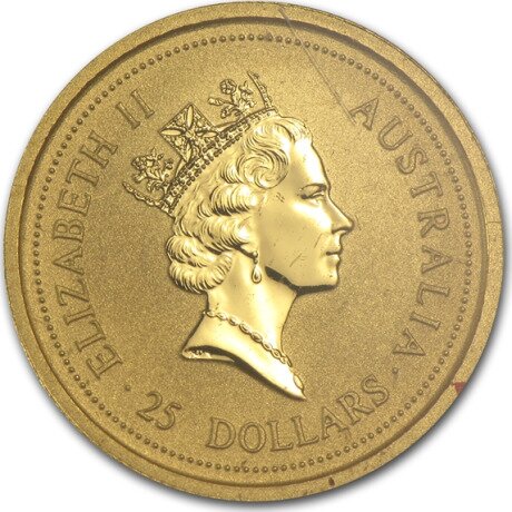 Золотая монета Наггет Кенгуру 1/4 унции разных лет (Nugget Kangaroo)