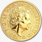 Золотая монета Звери Королевы Лев 1/4 унции 2016 (Lion)