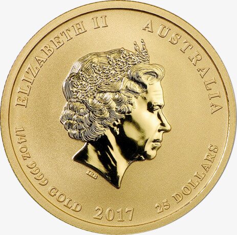 1/4 oz Moneta d'oro Vittoria nel Pacifico (2017)