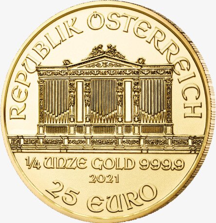 1/4 oz Vienna Philharmonic Gold Coin (2021)
