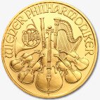 Золотая монета Венская Филармония 1/4 унции разных лет (Vienna Philharmonic)