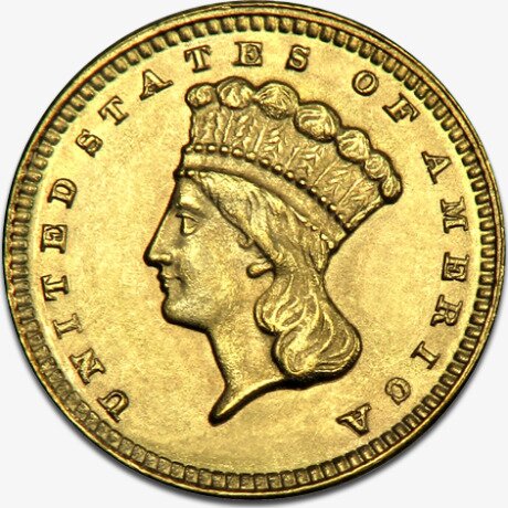 1 Dollaro Grande Principessa Indiana | Oro | 1856-1889