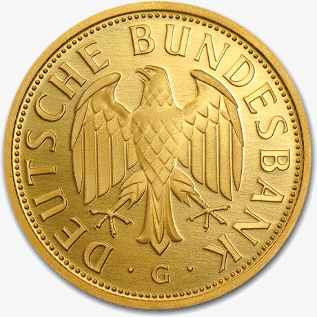 Золотая монета 1 Немецкая Марка (Goldmark ) 2001 A (Берлин)