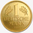 Золотая монета 1 Немецкая Марка (Goldmark ) 2001 A (Берлин)