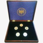 Набор золотых монет 1 Немецкая Марка (Goldmark) 2001