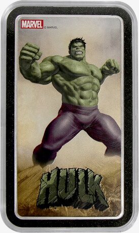 1 Kilo Hulk Lingot d'Argent | Marvel