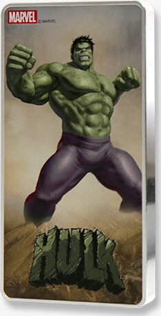 1 Kilo Hulk Lingote de Plata | Marvel