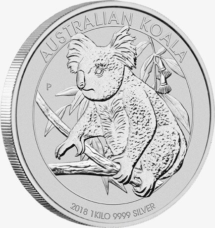 Серебряная монета 1 кг Коала 2018