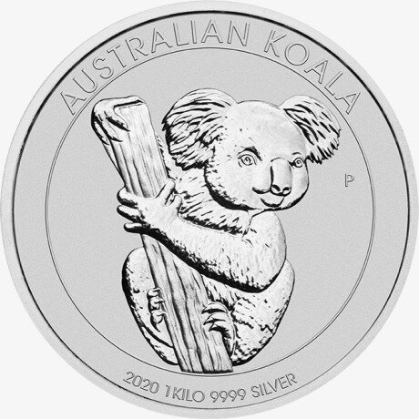 Серебряная монета 1 кг Коала 2020