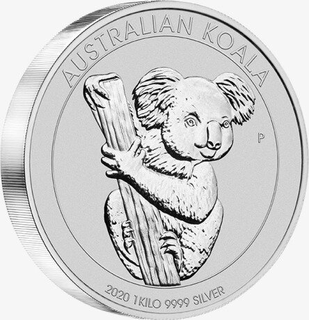 Серебряная монета 1 кг Коала 2020