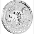 Серебряная монета Лунар II Год Лошади 1кг 2014 (Lunar II Horse)