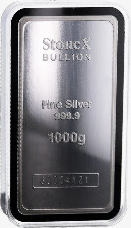 Kapsel na srebrną monetę - sztabkę 1 kg StoneX