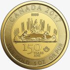 1 oz Canada Voyageur d'oro (2017)