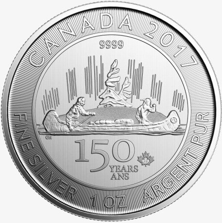 1 oz Canadian Silver Voyageur (2017)