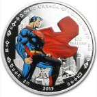1 oz Moneta Celebrativa per il 75. Anniversario di Superman™ - L'Uomo d'Acciaio | Argento | Colorata | 2013