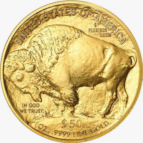 Золотая монета Американский Бизон 1 унция 2021 (Баффало)