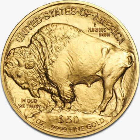 Золотая монета Американский Бизон (Баффало) 1 унция разных лет