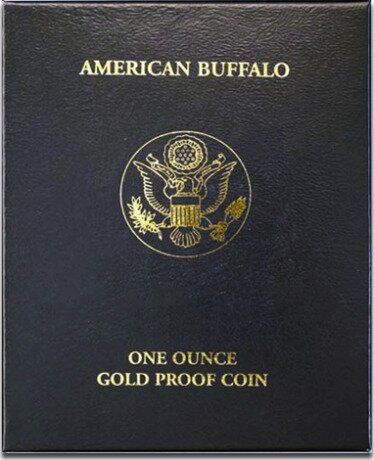 1 oz Bufalo Americano | Oro | Sfondo a Specchio Proof | 2007