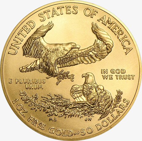 Золотая монета Американский Орел 1 унция 2018 (American Eagle)
