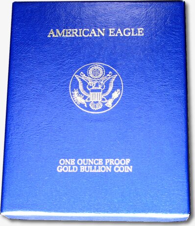 1 oz American Eagle | oro | fondo a specchio proof | 1986