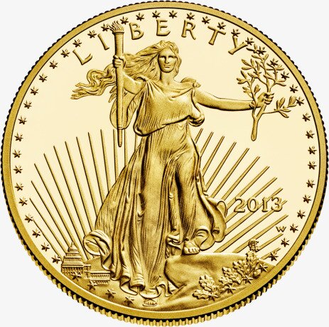 1 Uncja Amerykański Orzeł Złota Moneta | 2013 | Proof