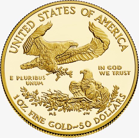 1 oz American Eagle | Oro | Sfondo a Specchio Proof | 2013