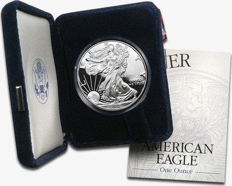 1 oz American Eagle | Argent | Proof | plusieurs années