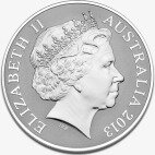 Серебряная монета Австралийский Морской Крокодил – Бинди 1 унция 2013