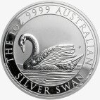 Серебряная монета Австралийский Лебедь 1 унция 2017 (Australian Swan)