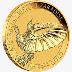 Uccelli del Paradiso Moneta d'oro 1 oz Uccello Fucile Vittoria (2018)
