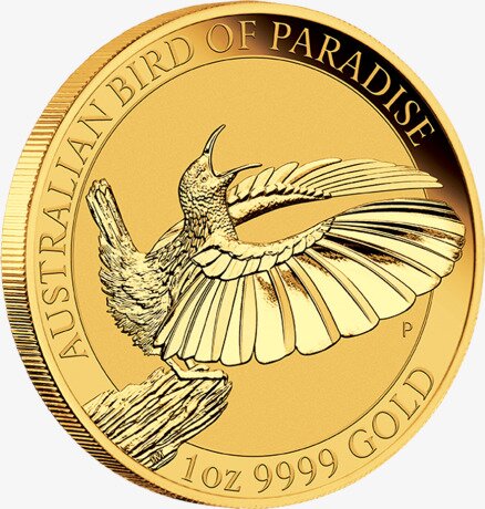 1 oz Birds of Paradise Viktoria Paradiesvogel Goldmünze (2018)