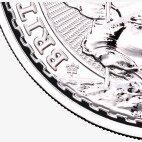 Серебряная монета Британия 1 унция 2017 20-й Юбилейный Выпуск (Britannia 20th Anniversary Edition)