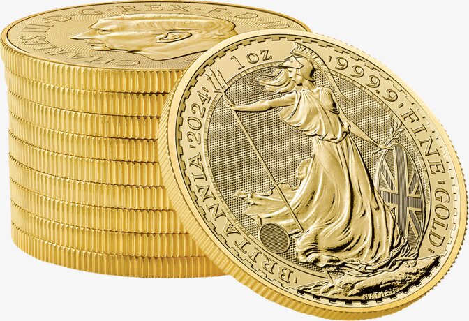 1 oz Britannia Charles III Goldmünze | 2024