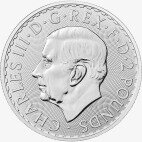 1 Uncja Britannia Karol III Srebrna Moneta | 2023