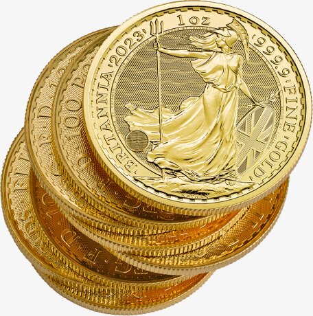 Британия 1 унция 2023 Золотая инвестиционная монета