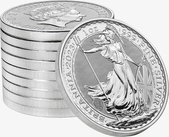 1 oz Britannia Elizabeth II Silbermünze | 2023