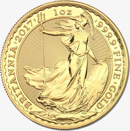 Британия (Britannia) 1 унция | 2017 | Золотая инвестиционная монета