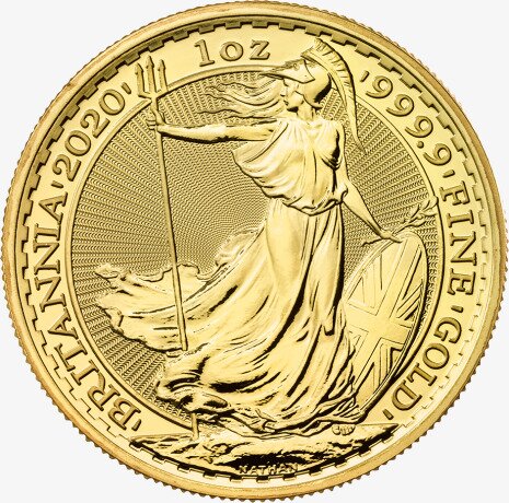 Британия 1 унция 2020 Золотая инвестиционная монета