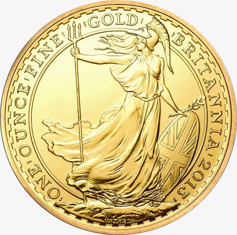 1 oz Britannia d'oro (anni misti)
