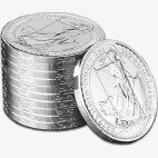 Серебряная монета Британия 1 унция 2014 (Скрытый знак лошади) Britannia