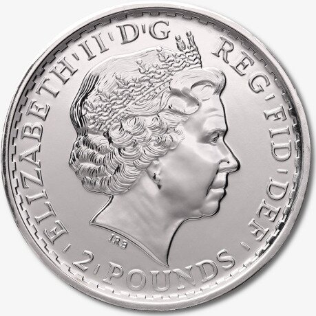 Серебряная монета Британия 1 унция 2013 (Скрытый знак змеи) Britannia