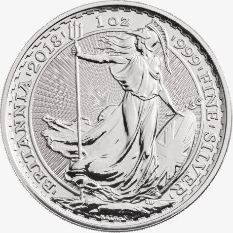 1 oz Britannia d'argento (2018)